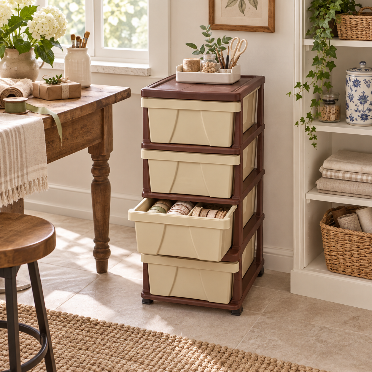 COMMODE organizing craft and household supplies