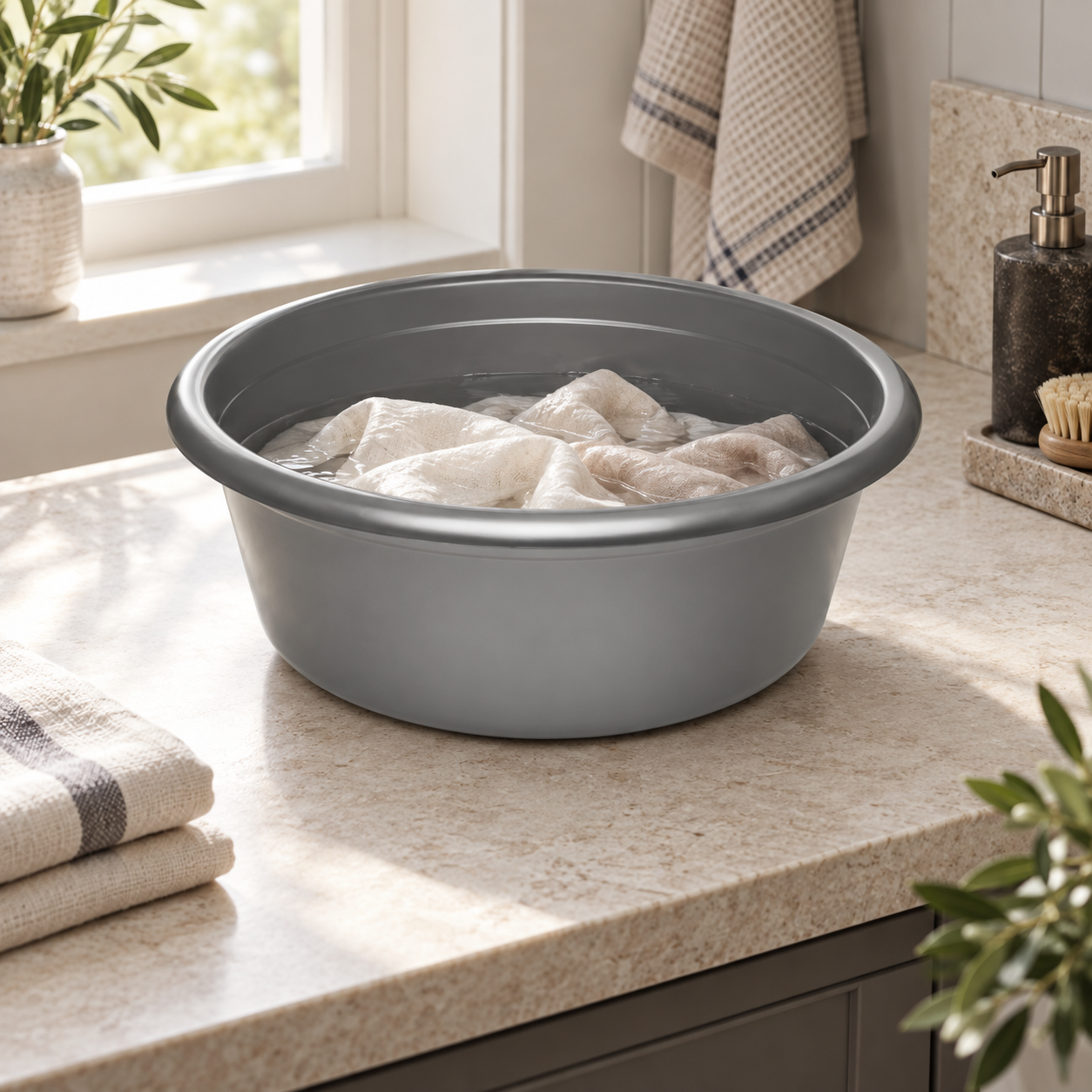 BASIN WITHOUT LID in a refined utility setting