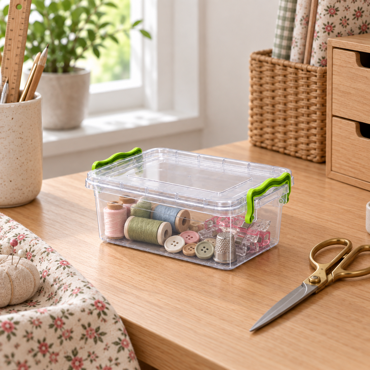 BURDEM B120-0 storage box organizing craft supplies