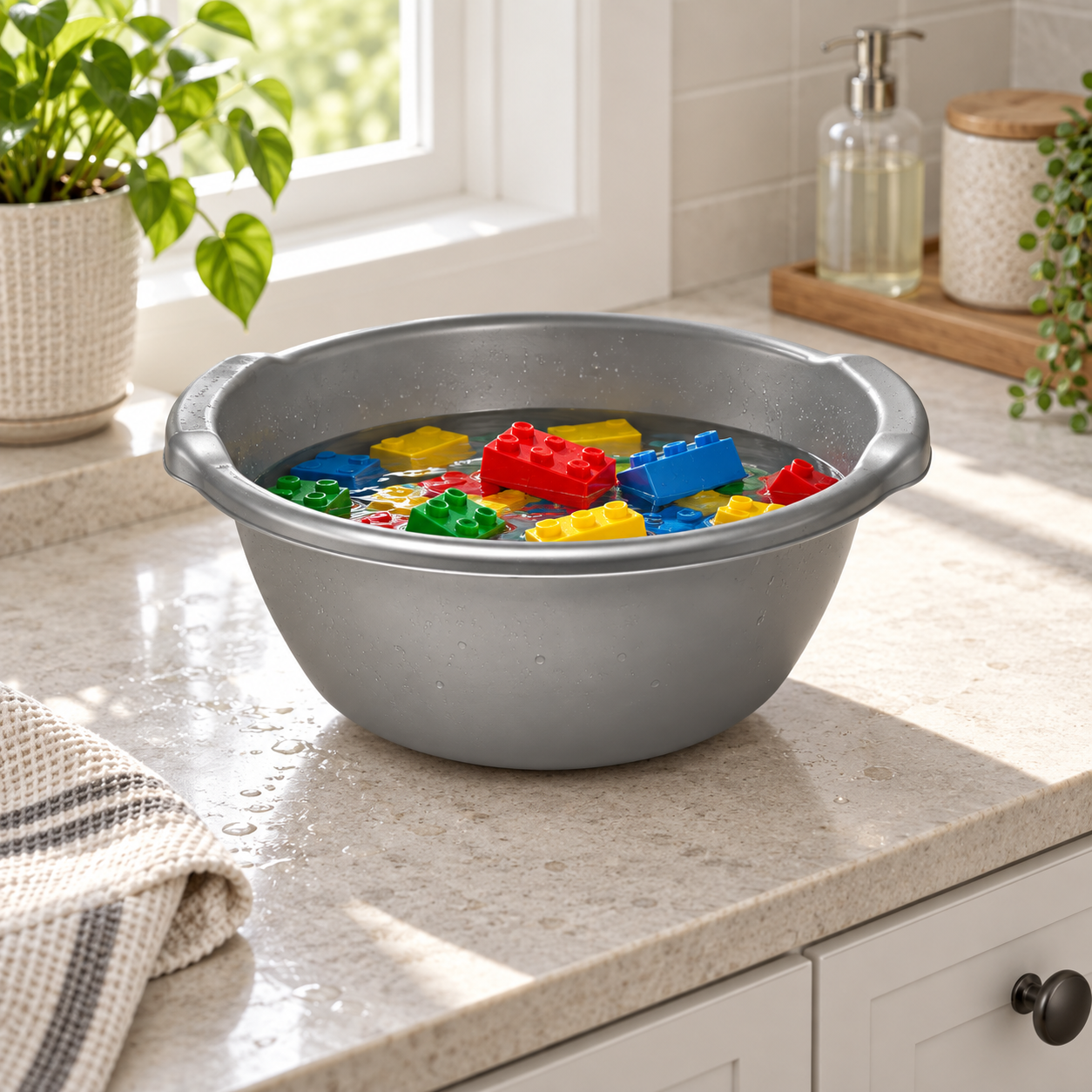BASIN 5 used for rinsing household items