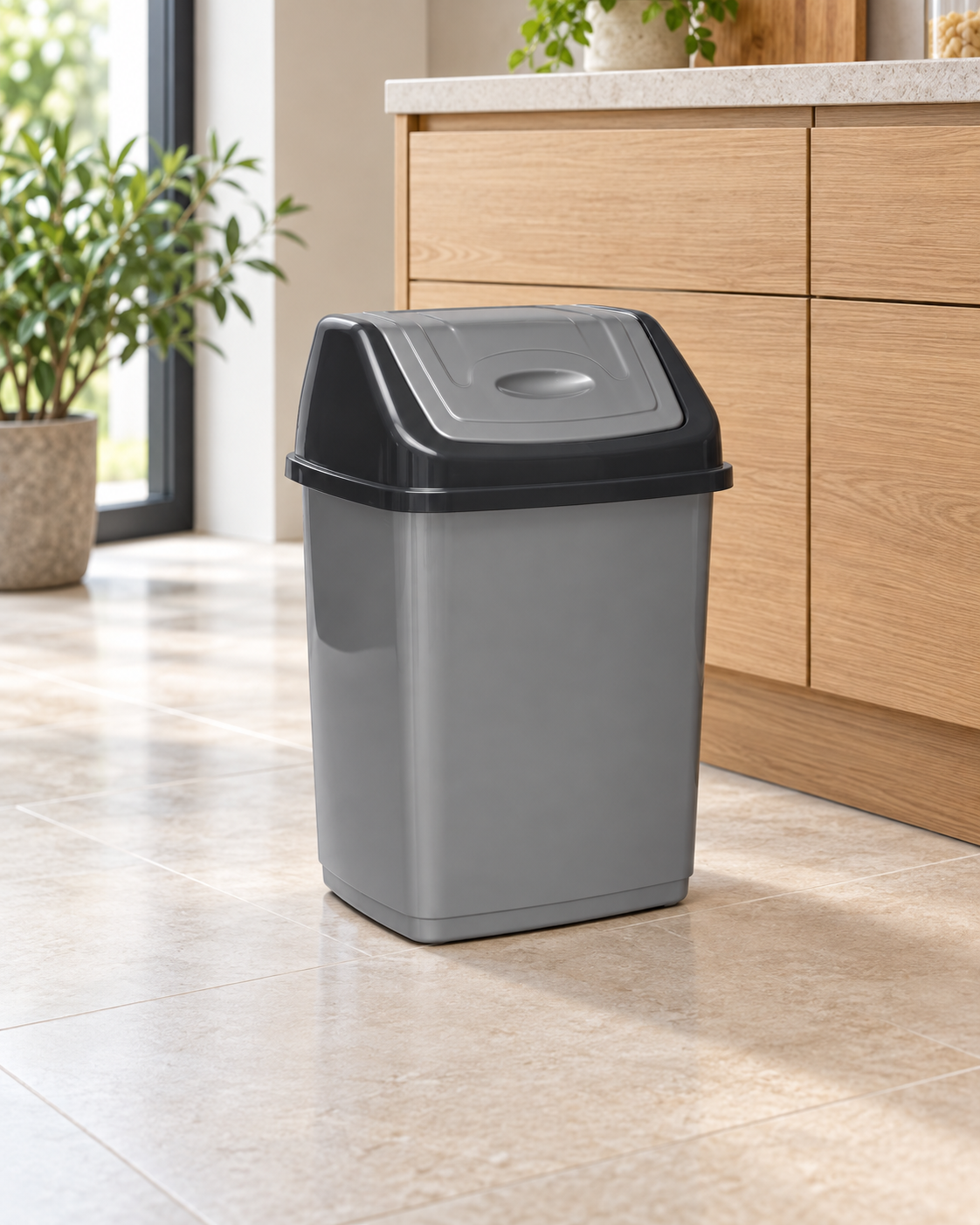CLASSIC DUSTBIN 3 (B128-3) styled in everyday use