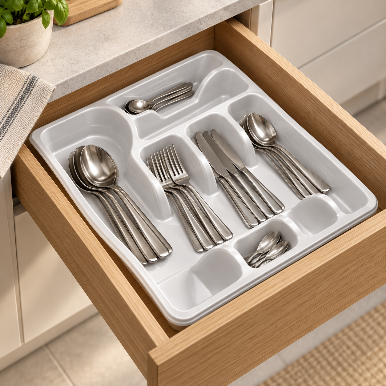 BURDEM B136-2 cutlery tray organizing tableware