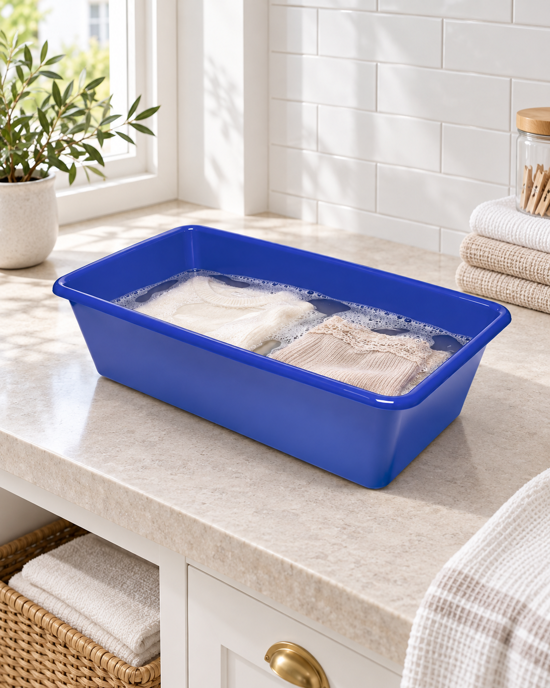 BUCKET RECTANGLE (B177) styled in everyday use