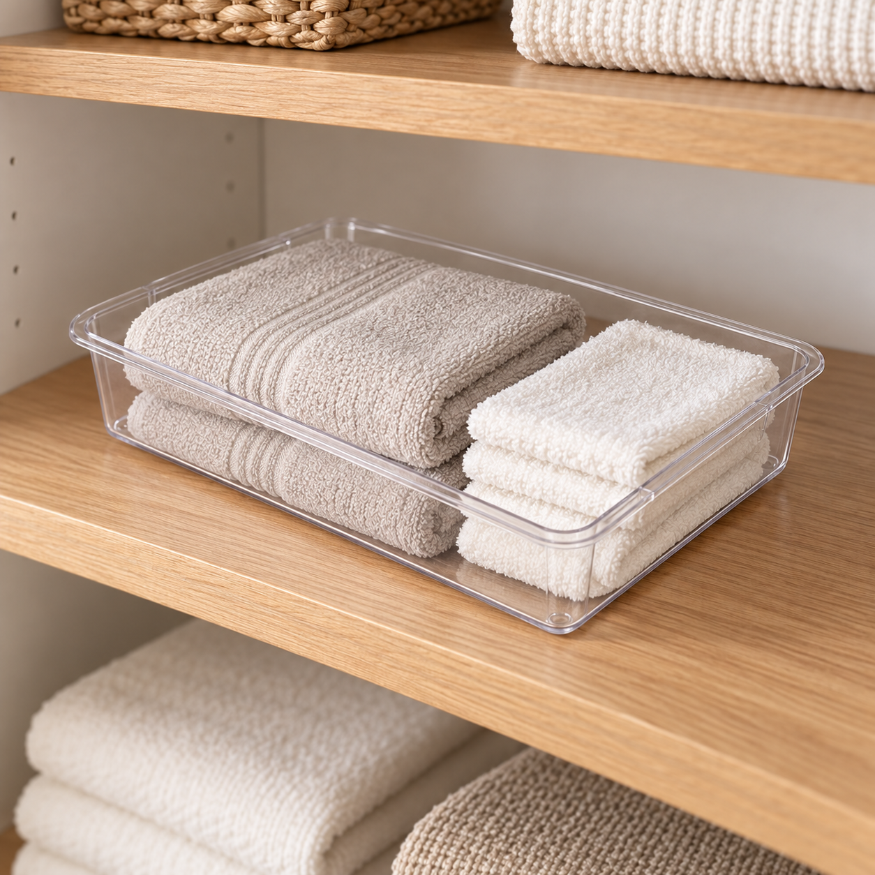 BURDEM B192-3 multipurpose tub organizing towels