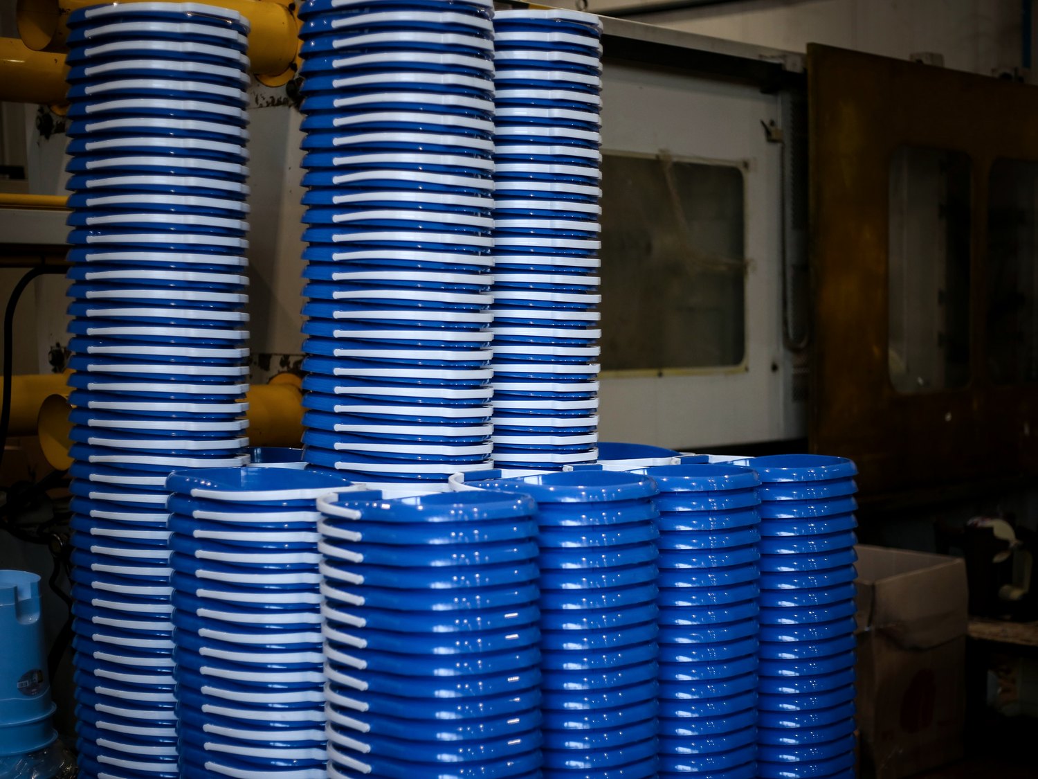 Moulded and stacked