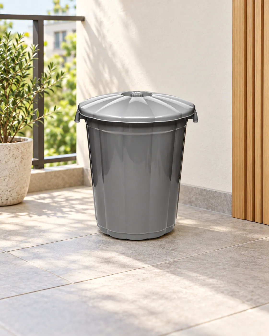 GARBAGE BIN 2 (B100-2) styled in everyday use