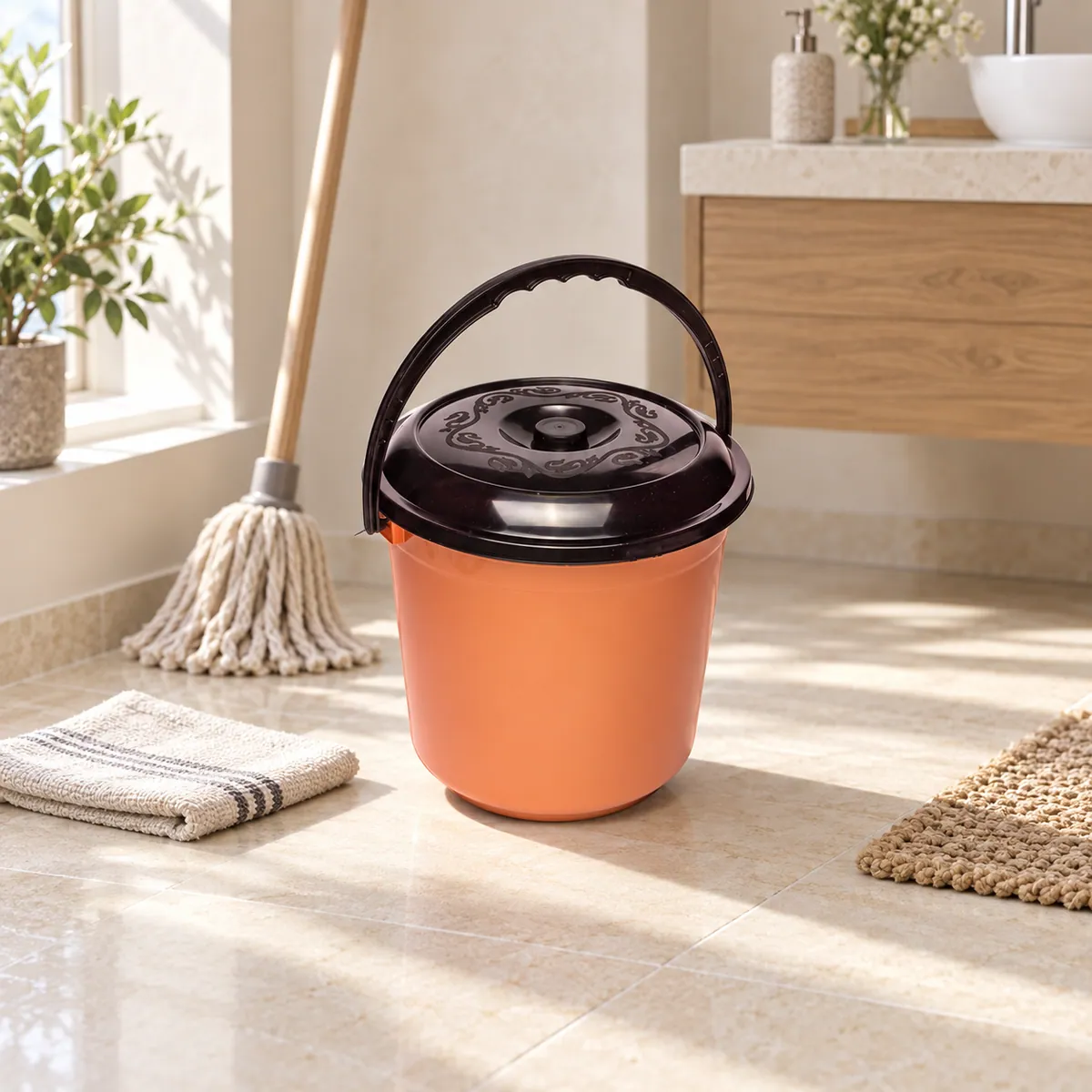 BUCKET 2 (B101-2) styled in everyday use