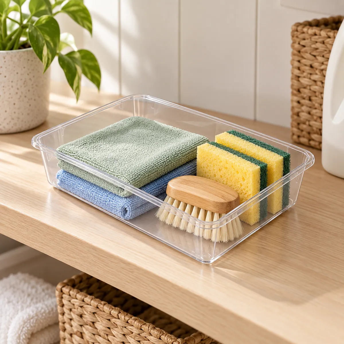 BURDEM B192-2 multipurpose tub organizing cleaning supplies