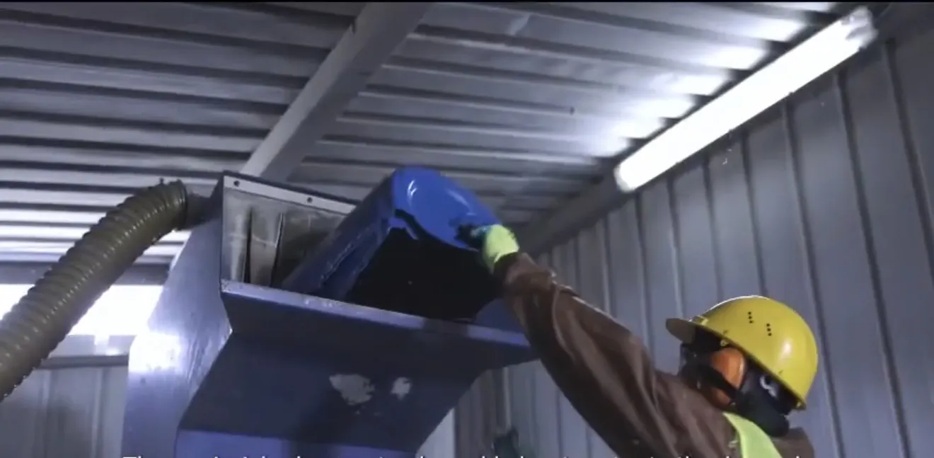 Inside the Burdem Plastik factory